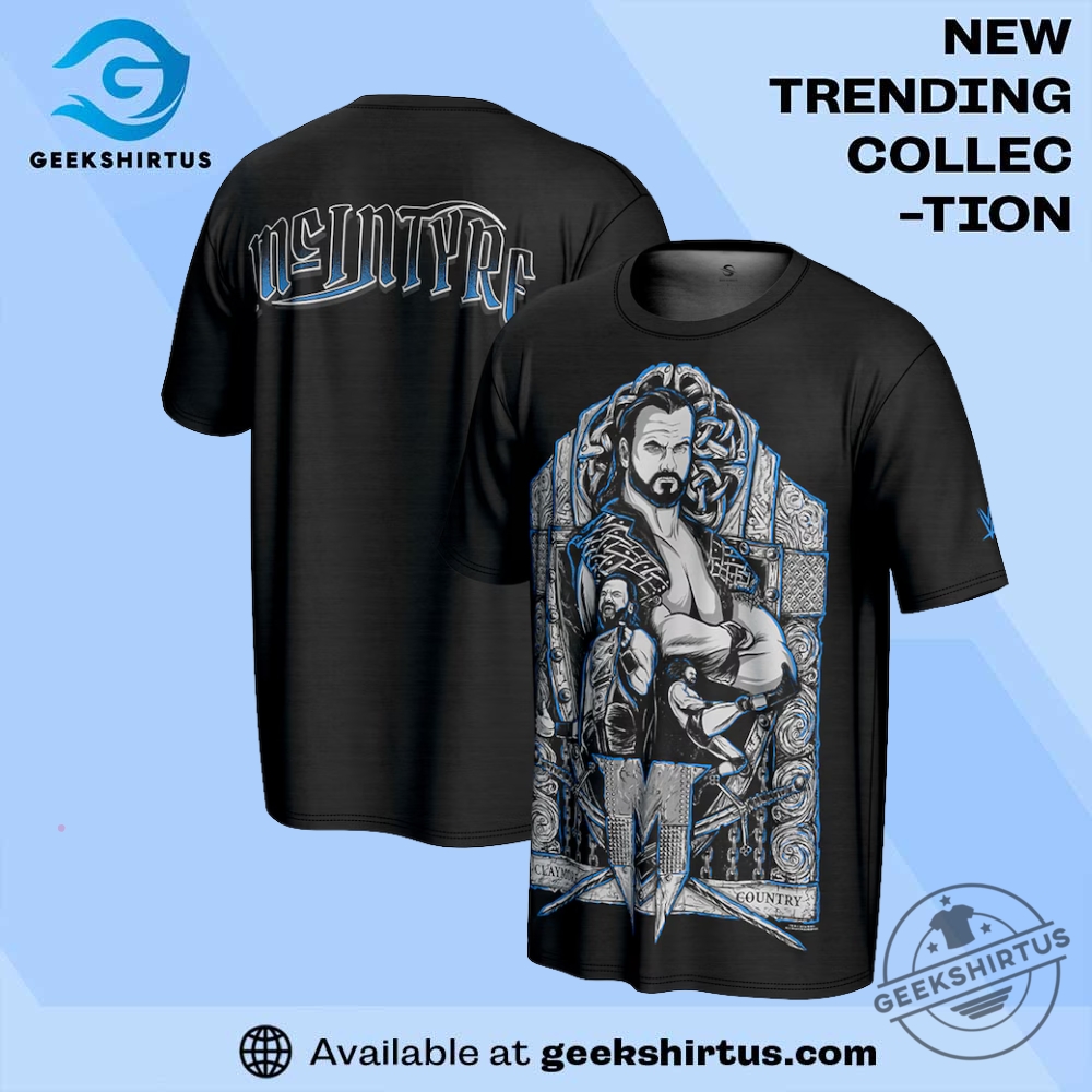 "Top 5 Must-Have Cody Rhodes T-Shirts for Wrestling Fans" 8 Drew Mcintyre Prosphere Superstar T Shirt