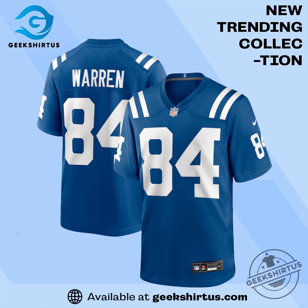 "Top 5 Must-Have Cody Rhodes T-Shirts for Wrestling Fans" 14 Tyler Warren Indianapolis Colts Royal Draft First Round Pick Game Jersey