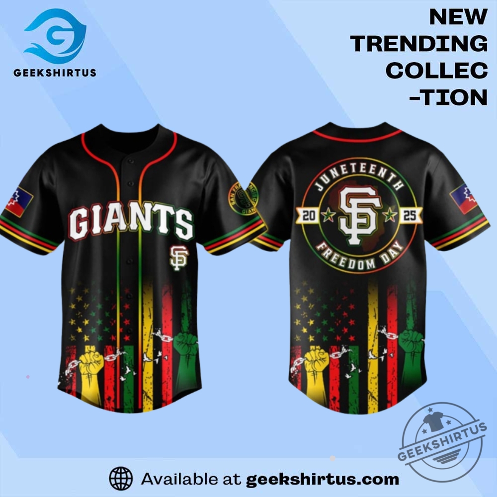 Giants Juneteenth Day 2025 Commemorative Jersey geekshirtus 1