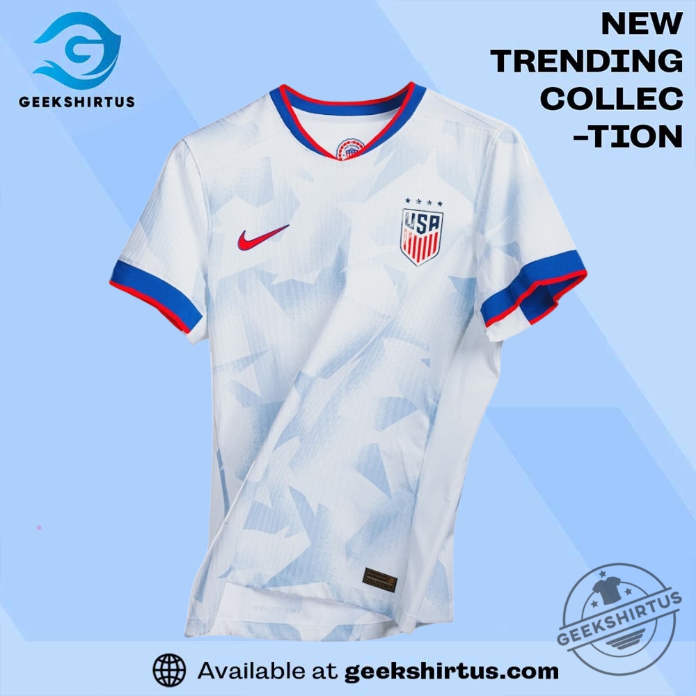 Usa Womens Home White White Soccer Jersey geekshirtus 1
