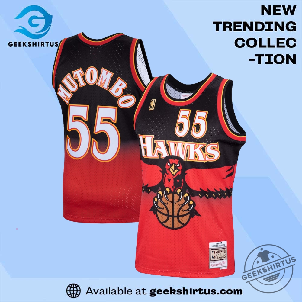 "Top USA Soccer Jerseys and Iconic Atlanta Hawks Gear for Fans" 5 Mutombo Hawks 1996 Hwc Road Swingman Jersey