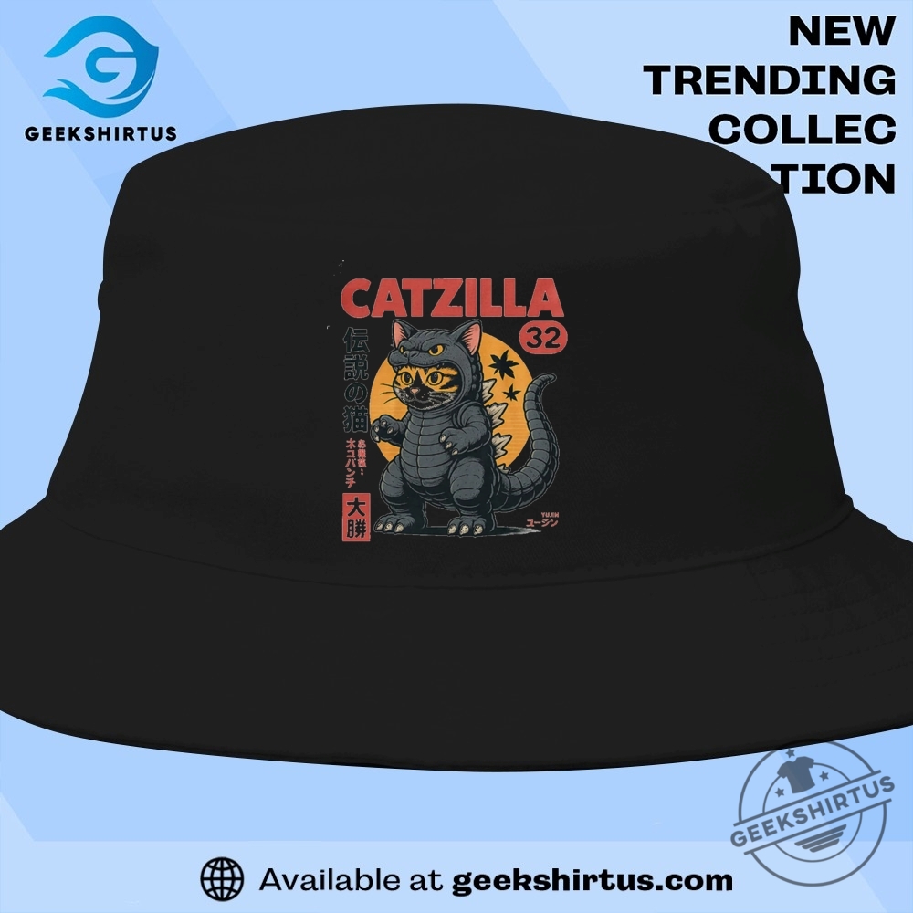 Catzilla Monster Cat Graphic T Shirt 9 Catzilla Monster Cat Graphic T Shirt