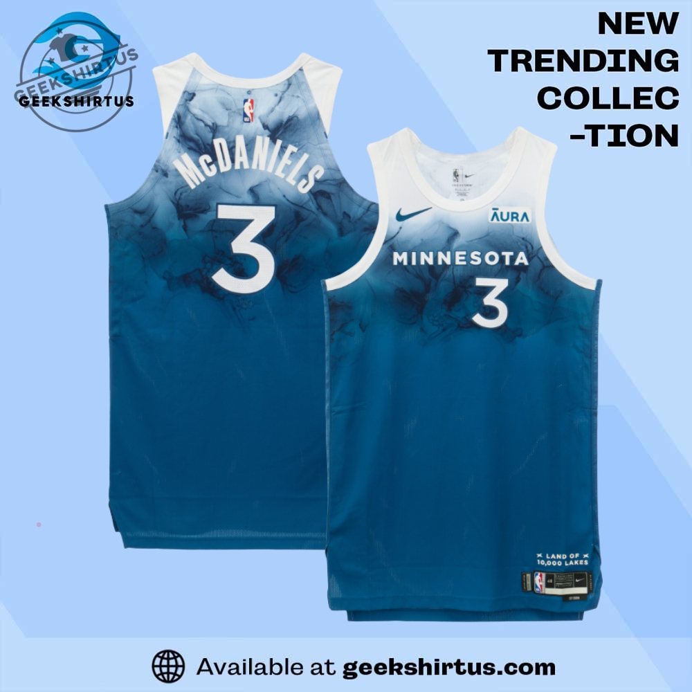 "Top Basketball Jerseys and Shirts for Raptors and Timberwolves Fans" 5 Jaden Mcdaniels Minnesota Timberwolves Tournament Game Issued City Jersey