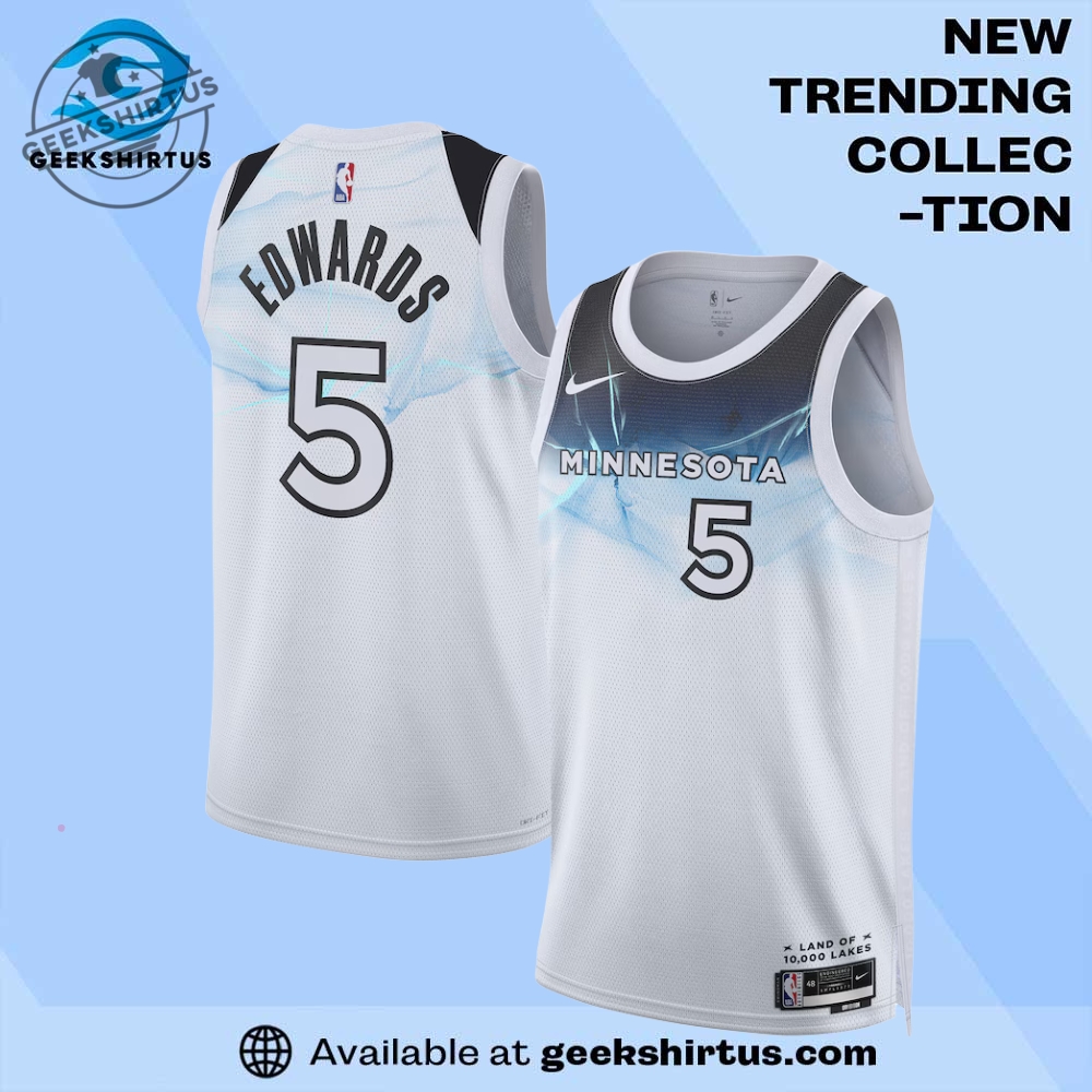 "Top Basketball Jerseys and Shirts for Raptors and Timberwolves Fans" 6 Anthony Edwards Minnesota Timberwolves Swingman Player Jersey