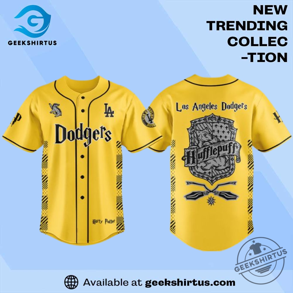 "Top 5 Must-Have Shirts: Jokic and Ohtani Fan Favorites" 9 Harry Potter Night House Hufflepuff Baseball Jersey