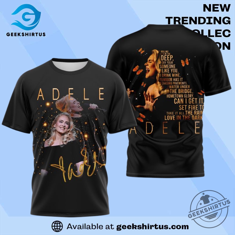 "Top 5 Must-Have Shirts: Jokic and Ohtani Fan Favorites" 13 Adele Rolling In The Deep Lyrics T Shirt