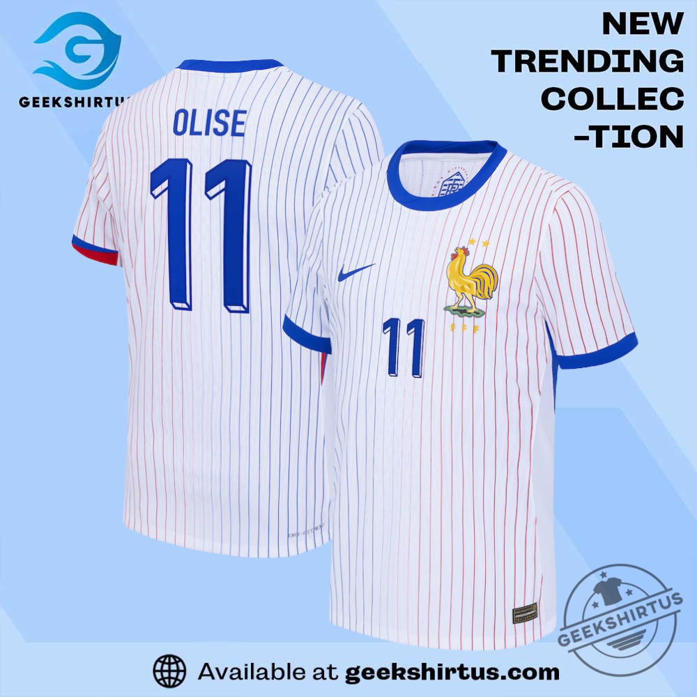 "Top 5 Must-Have Shirts: Jokic and Ohtani Fan Favorites" 14 France Dri Fit Adv Away Jersey Olise 11 Printed Football Shirt