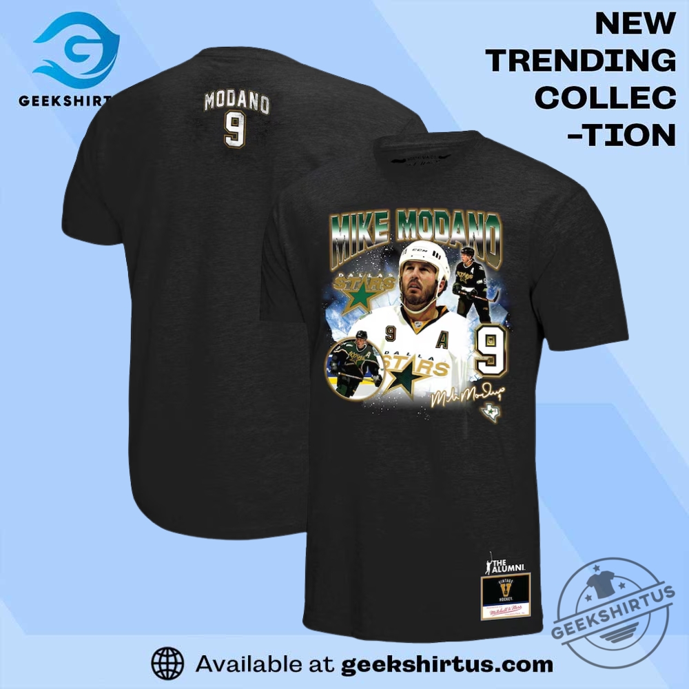 "Top 5 Must-Have Jerseys and Tees for Sports Enthusiasts 2023" 13 Mike Modano Dallas Stars Mitchell And Ness T Shirt
