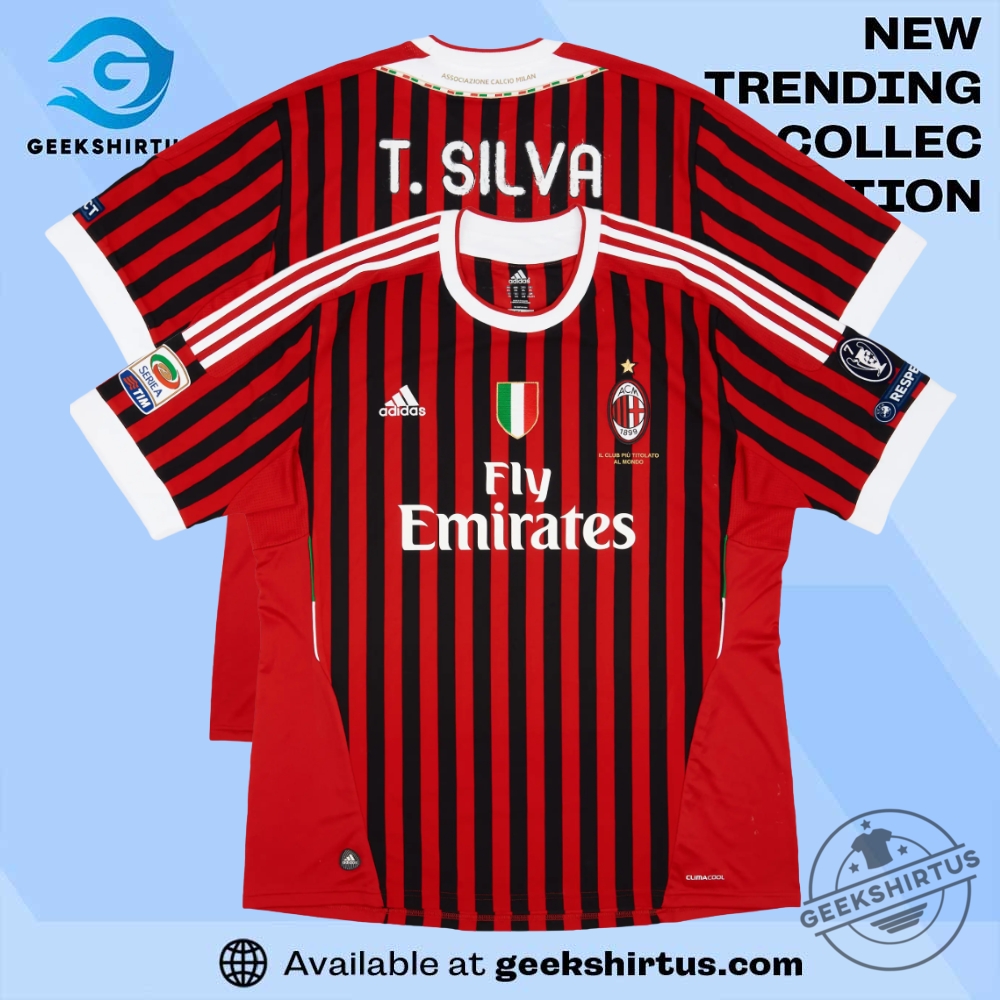 The Ultimate Guide to Trending Soccer and Baseball Jerseys for 2023 5 Ac Milan Home T Silva 33 Shirt