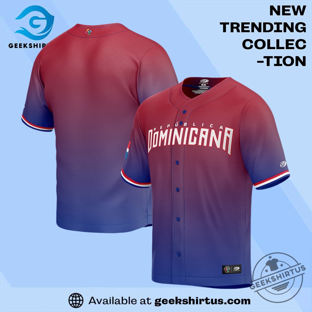 The Ultimate Guide to Trending Soccer and Baseball Jerseys for 2023 12 Dominican Republic World Baseball Classic Replica Jersey