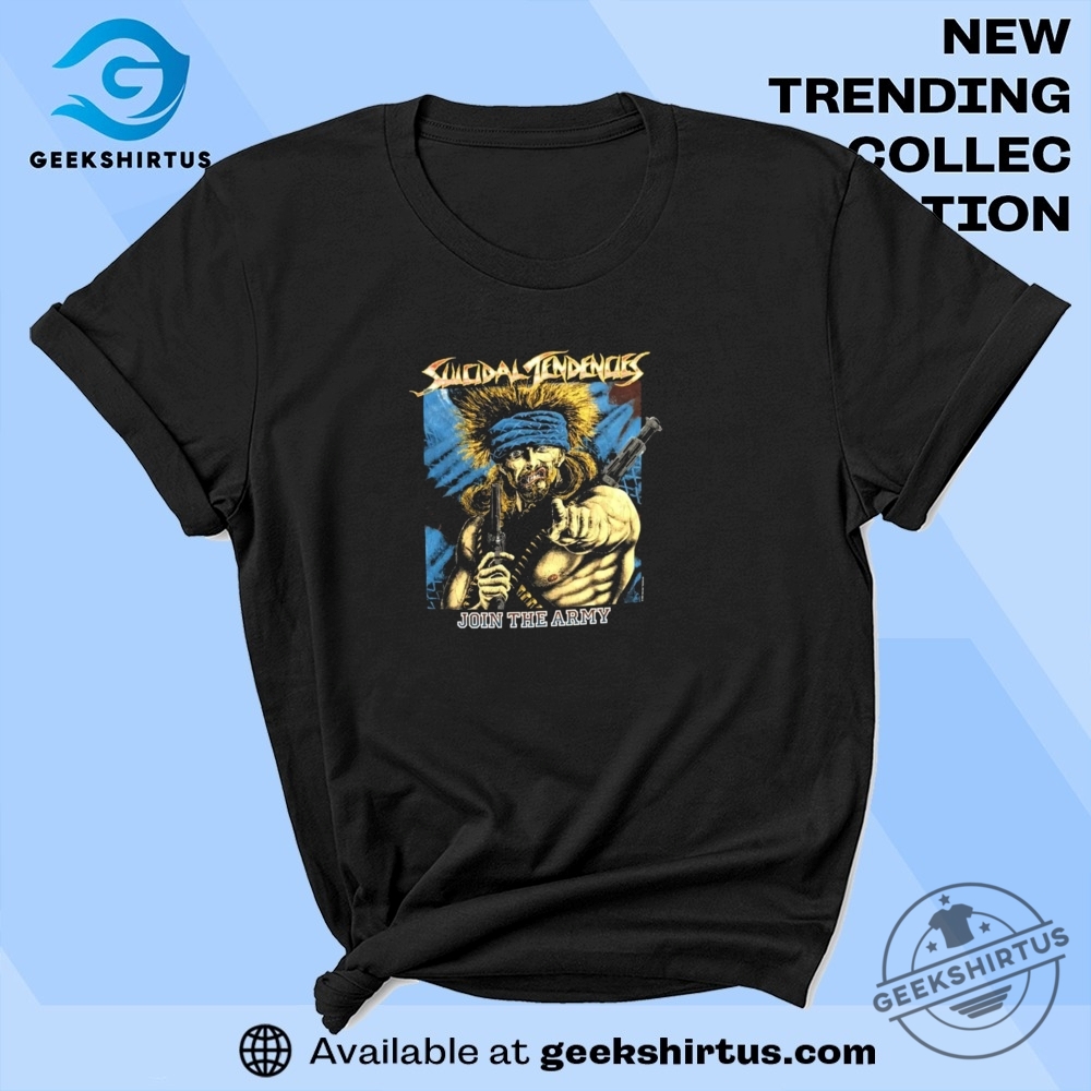 Suicidal Tendencies Join The Army T Shirt geekshirtus 1