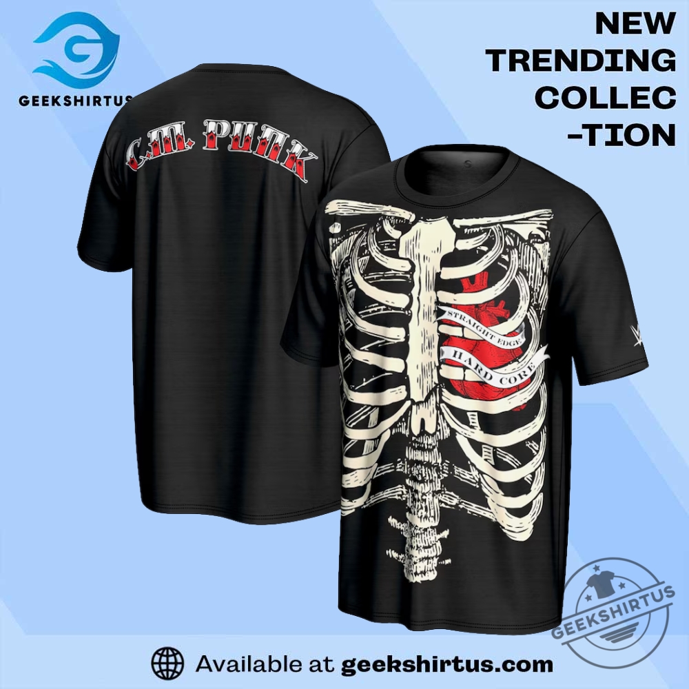 Cm Punk Prosphere Ribcage T Shirt