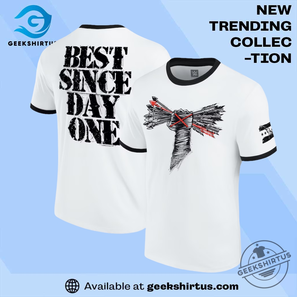 Cm Punk Best Since Day One Retro White T Shirt