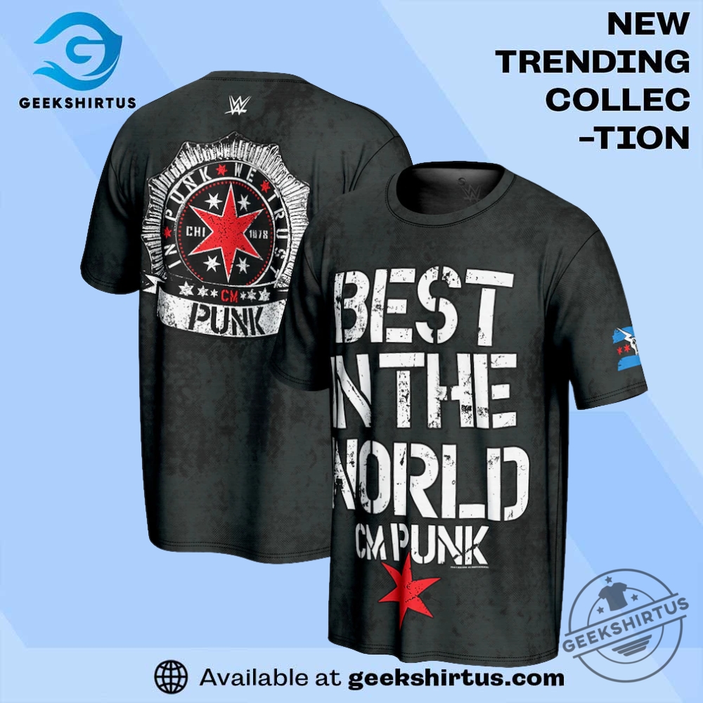 Cm Punk Prosphere In Punk We Trust T Shirt