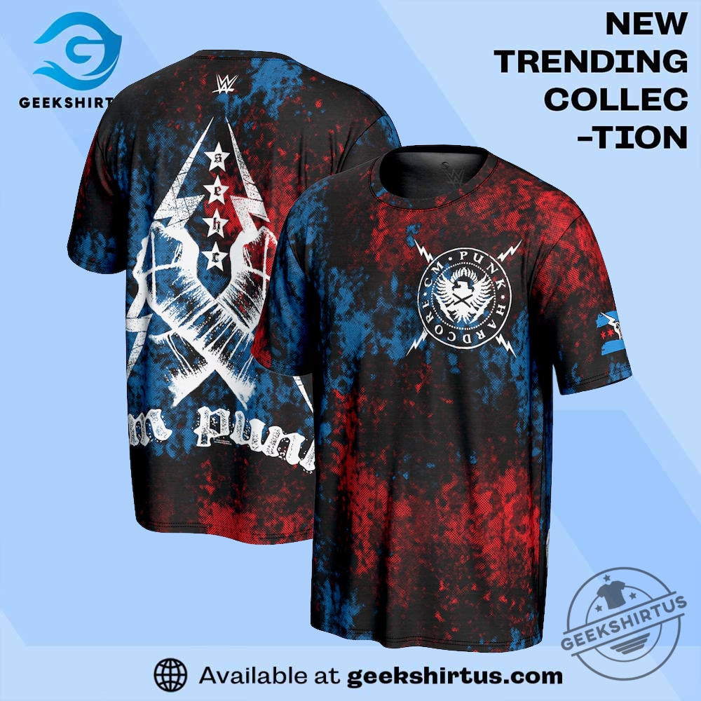 Cm Punk Prosphere Straight Edge Hardcore Champion Shirt