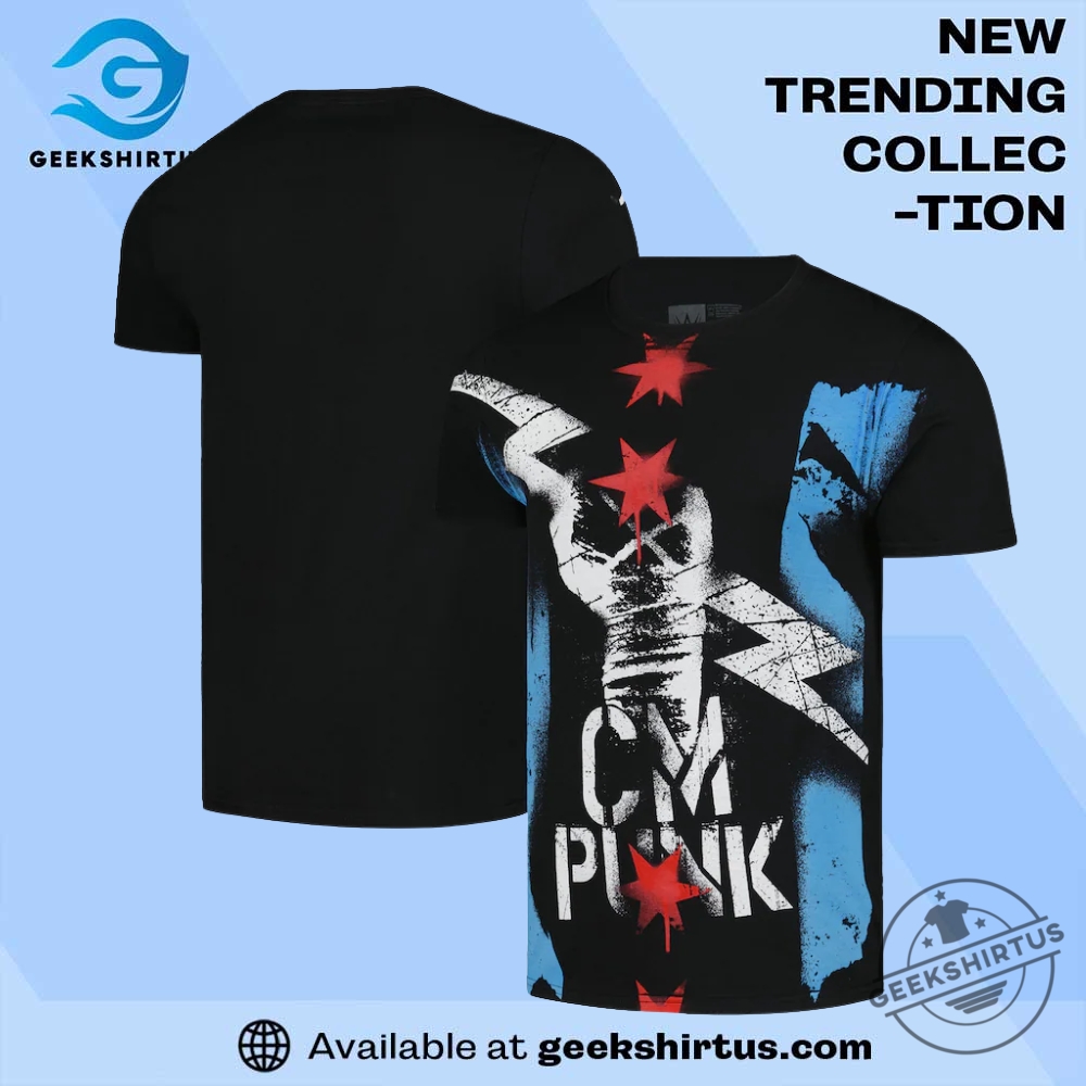 Cm Punk Allover Print T Shirt