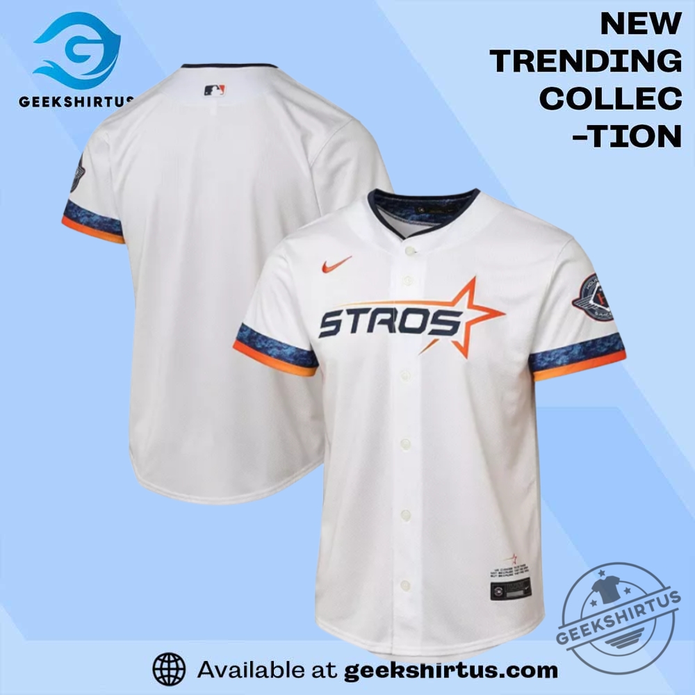 "Top 5 Must-Have Jerseys: Diamondbacks, Angels, Dynamo, Astros Picks" 5 Big Boys And Girls White Houston Astros 2025 City Connect Jersey