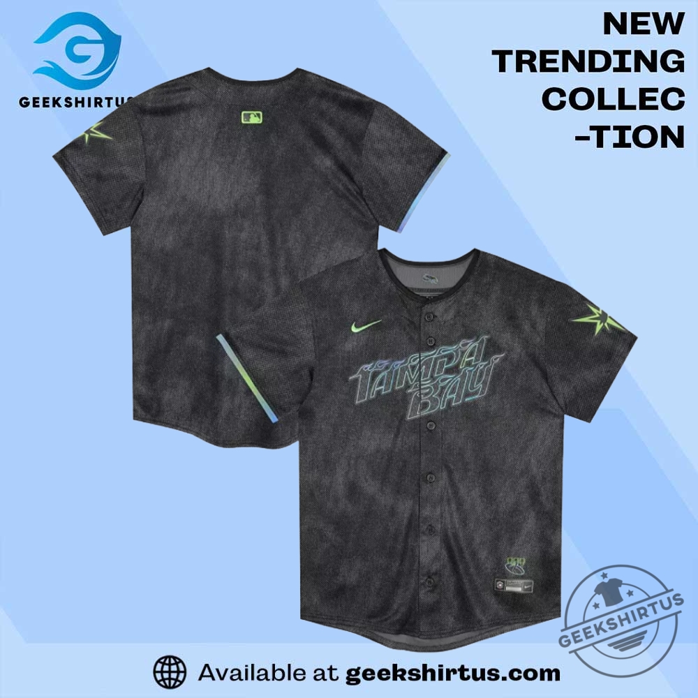"Top 5 Must-Have Jerseys: Diamondbacks, Angels, Dynamo, Astros Picks" 12 Black Tampa Bay Rays City Connect Jersey