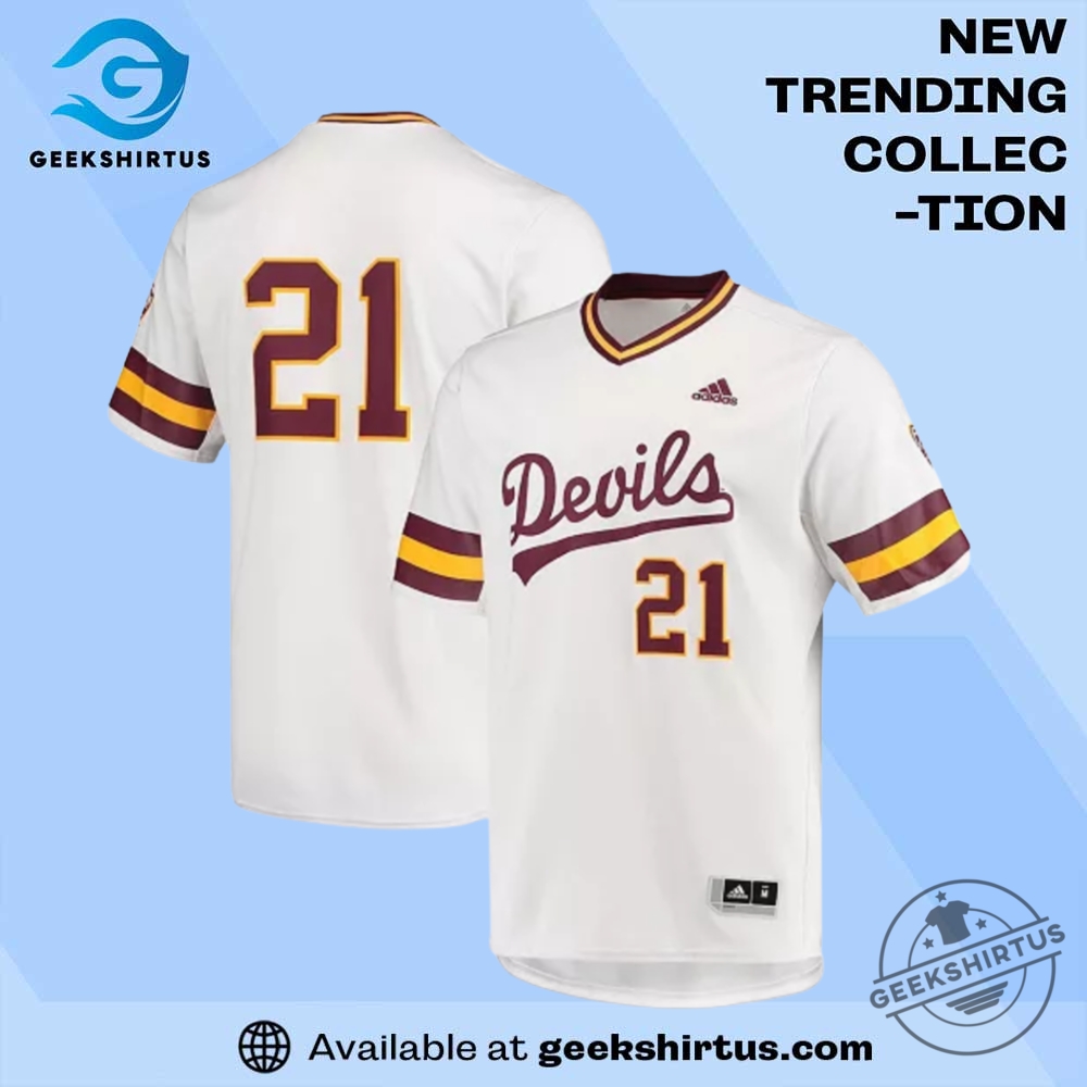 "Top 5 Must-Have Jerseys: Diamondbacks, Angels, Dynamo, Astros Picks" 19 Arizona State Sun Devils Replica Baseball Jersey