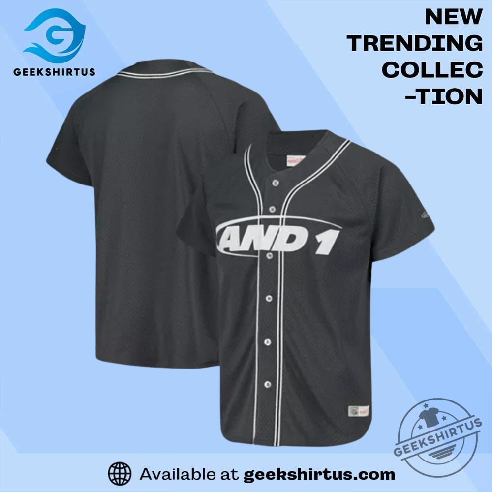 "Top 5 Must-Have Jerseys: Diamondbacks, Angels, Dynamo, Astros Picks" 21 Charcoal And1 Baseball Jersey Shirt