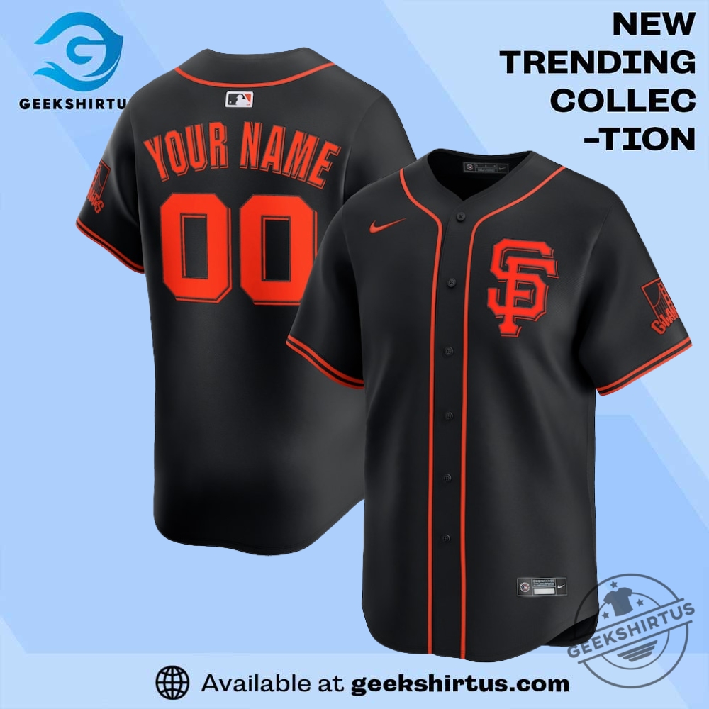 "Top Toledo Sports Gear: Mud Hens and Walleye Replica Jerseys & Caps" 18 San Francisco Giants Alternate Jersey