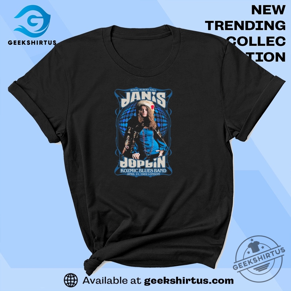 "Top 5 Trendy T-Shirts: Music, Sports, Vintage, Empowerment, Comfort" 11 Janis Joplin Royal Albert Hall T Shirt