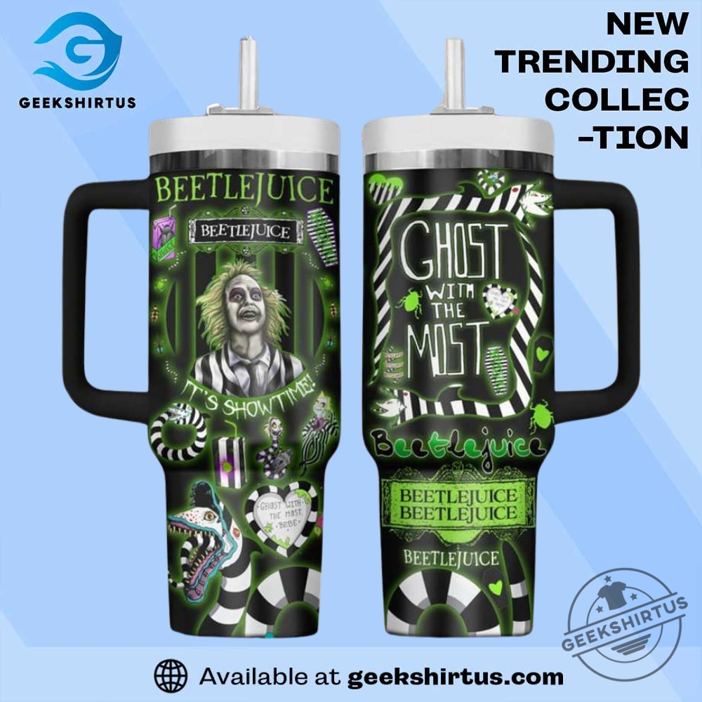 "Custom Jerseys & Unique Tumblers: Perfect Gift Ideas for 2023" 6 Beetlejuice Stanley Tumbler