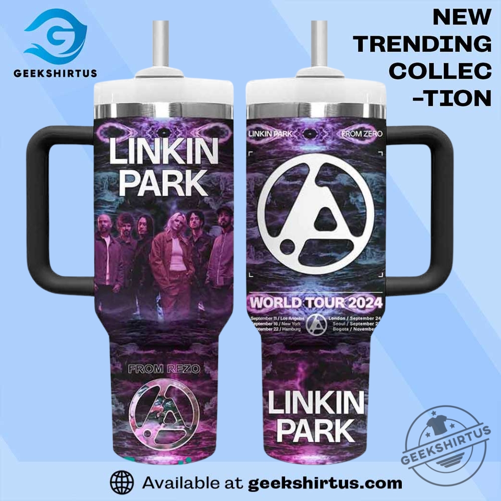 "Custom Jerseys & Unique Tumblers: Perfect Gift Ideas for 2023" 7 Linkin Park World Tour Stanley Tumbler