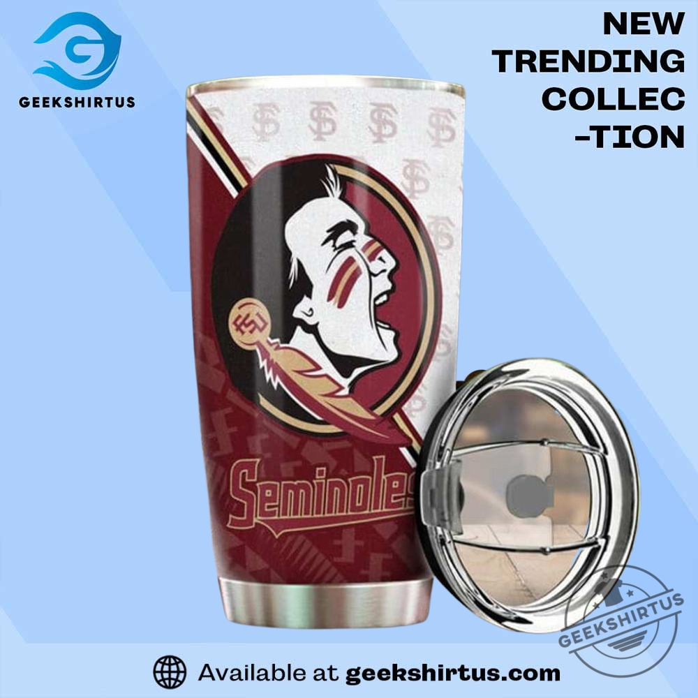 "Custom Jerseys & Unique Tumblers: Perfect Gift Ideas for 2023" 9 Florida State Seminoles Garnet Gold Tumbler