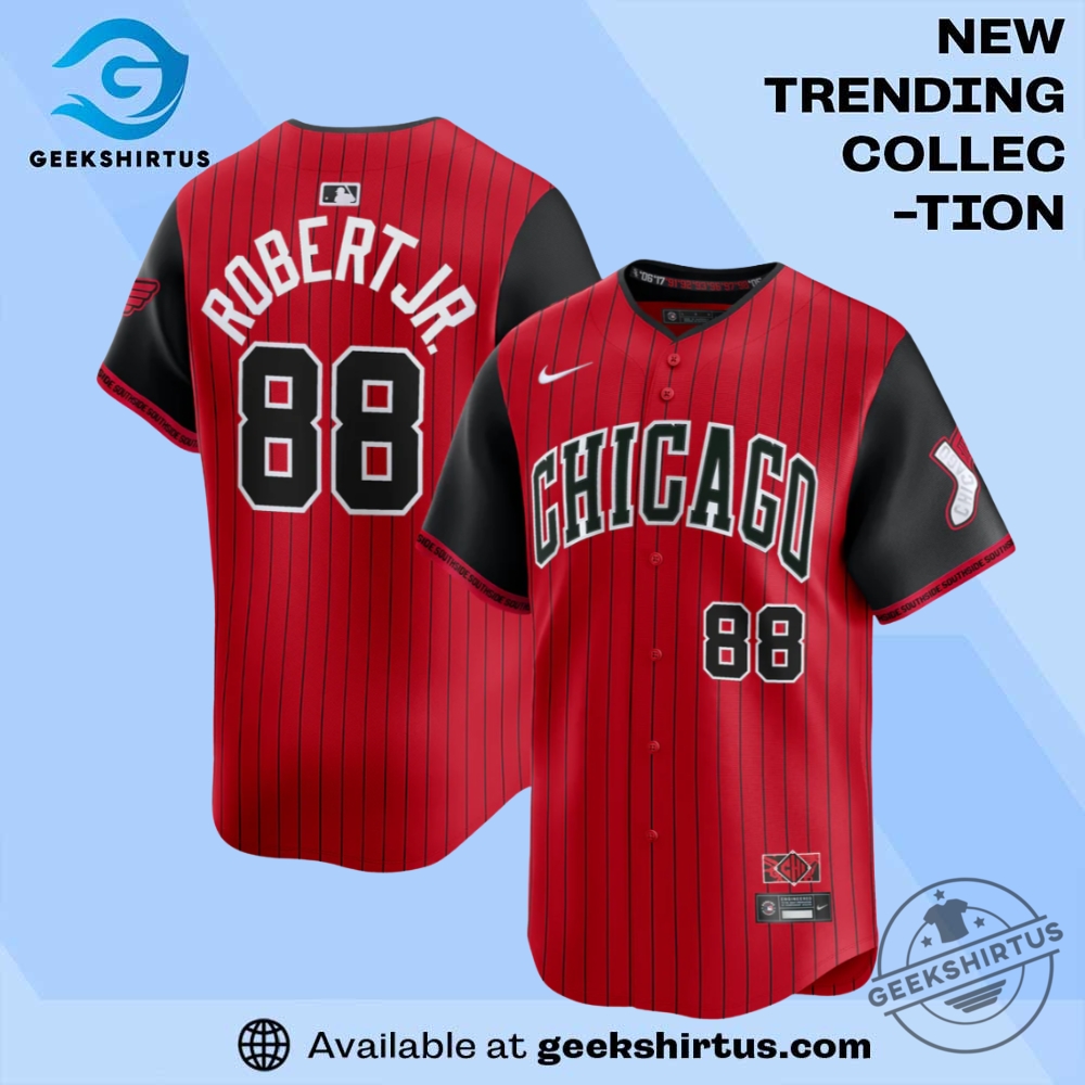 "Custom Jerseys & Unique Tumblers: Perfect Gift Ideas for 2023" 12 Luis Robert Jr Chicago White Sox City Connect Jersey