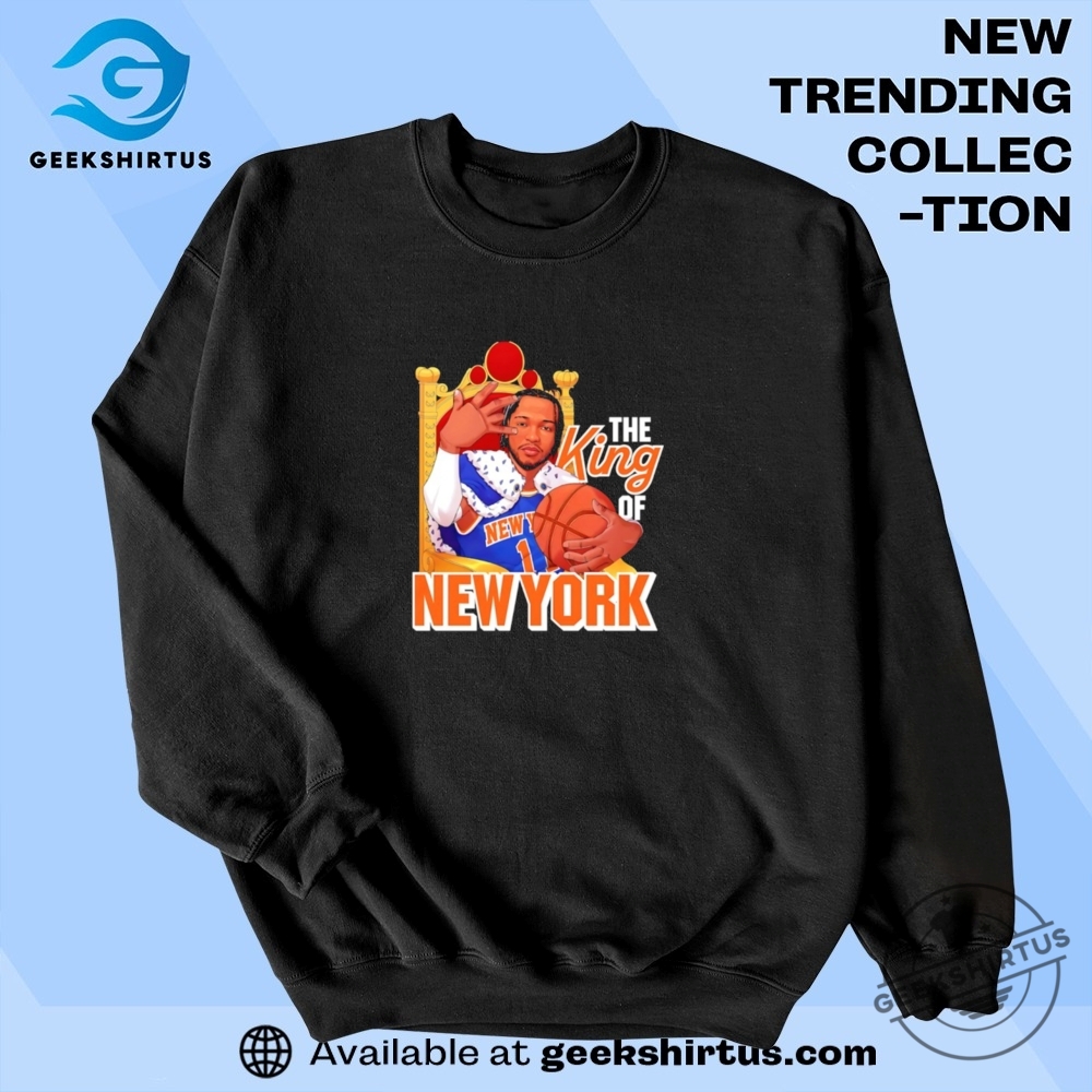 The King Of New York Knicks Jalen Brunson T Shirt 6 The King of New York Knicks Jalen Brunson T Shirt