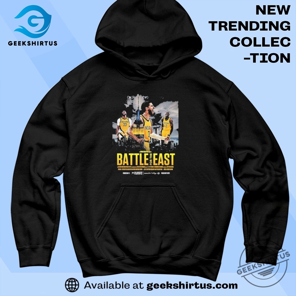Indiana Pacers Battle For The Eastern Conference Finals Nba Playoffs T Shirt 7 Indiana Pacers Battle For The Eastern Conference Finals NBA Playoffs T Shirt