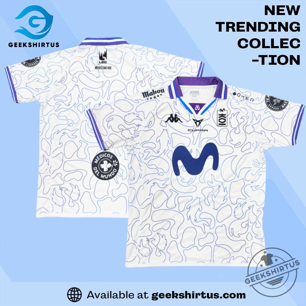 "Top 2025 Jerseys and Funny T-Shirts: Ultimate Fan Apparel Guide" 3 Camiseta Oficial Lec Movistar Koi 2025 Jersey