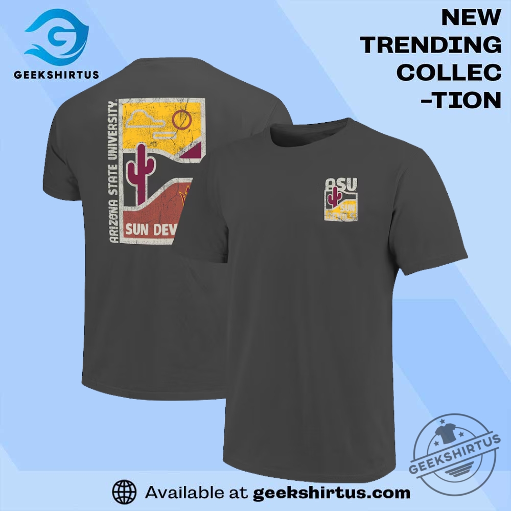 "Top 2025 Jerseys and Funny T-Shirts: Ultimate Fan Apparel Guide" 13 Arizona State Sun Devils Comfort Colors Minimal Vista Distressed Graphics T Shirt