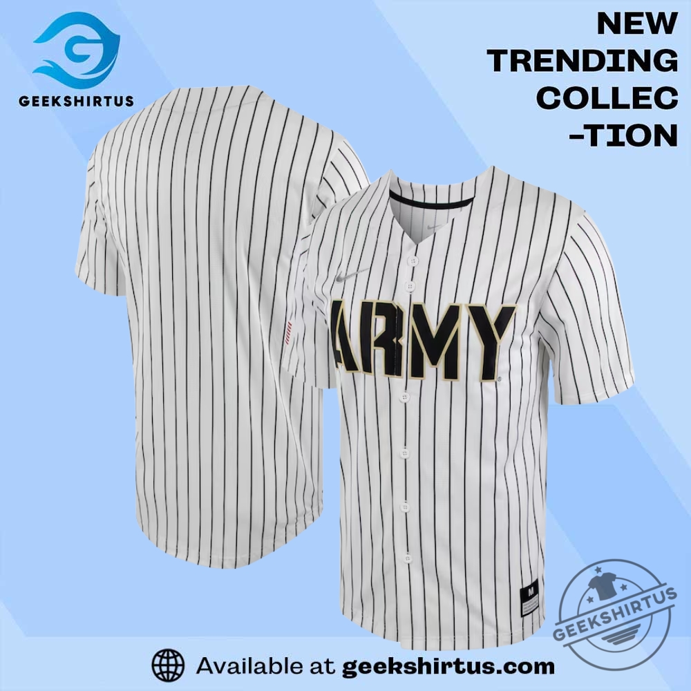 "Top Arizona Wildcats T-Shirts: Cactus, Comfort, and Champion Styles" 10 Army Black Knights Pinstripe Replica Full Button Jersey