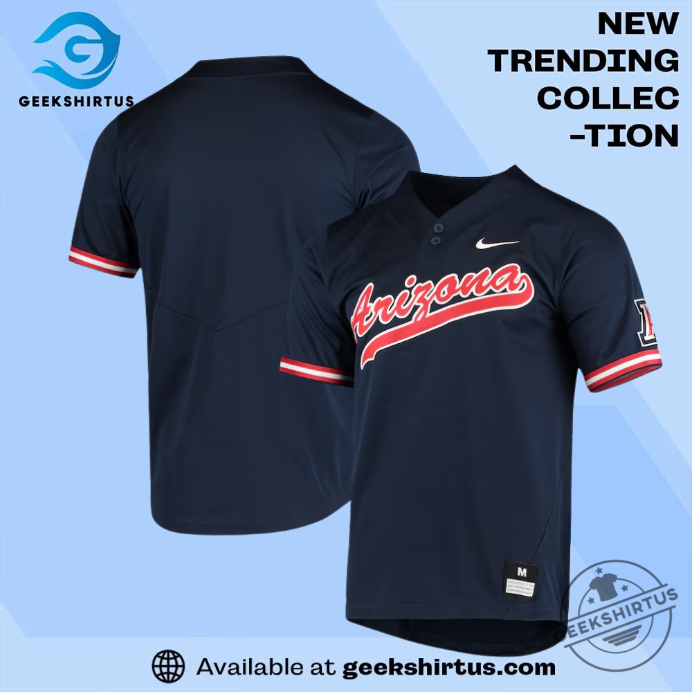 "Top Arizona Wildcats T-Shirts: Cactus, Comfort, and Champion Styles" 17 Arizona Wildcats Replica Softball Navy Jersey