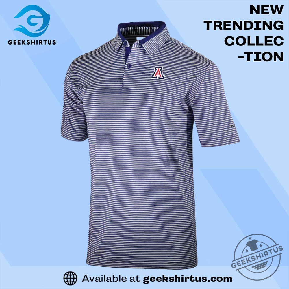 "Top Arizona Wildcats T-Shirts: Cactus, Comfort, and Champion Styles" 23 Arizona Wildcats Columbia Omni Wick Golden Hills Navy Polo