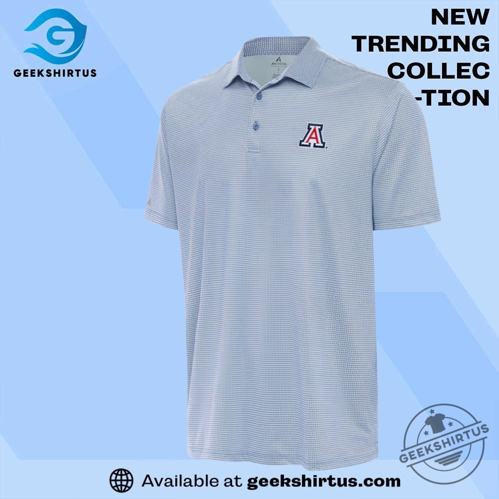 "Top Arizona Wildcats T-Shirts: Cactus, Comfort, and Champion Styles" 29 Arizona Wildcats Antigua Rings Aqua White Polo