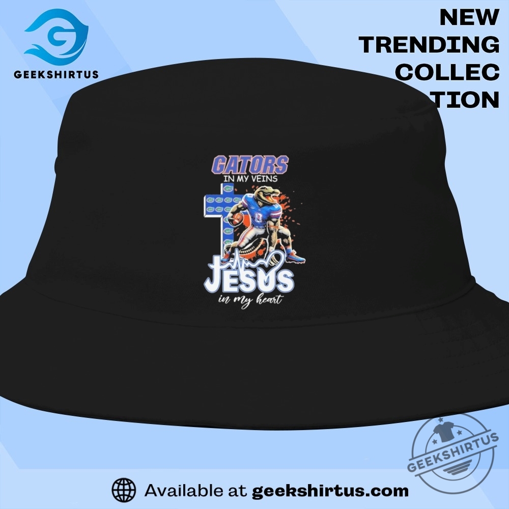 Original Florida Gators In My Veins Jesus In My Heart Mascot T Shirt 9 Original Florida Gators In My Veins Jesus In My Heart Mascot T Shirt
