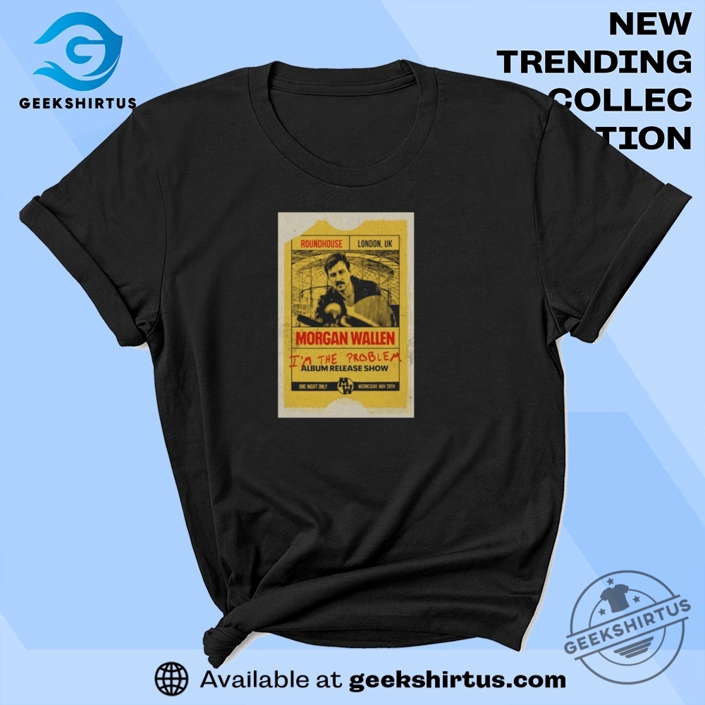"Top 5 Trendy Graphic T-Shirts for Music and Sports Lovers" 6 Morgan Wallen Tour London Uk Poster Shirt