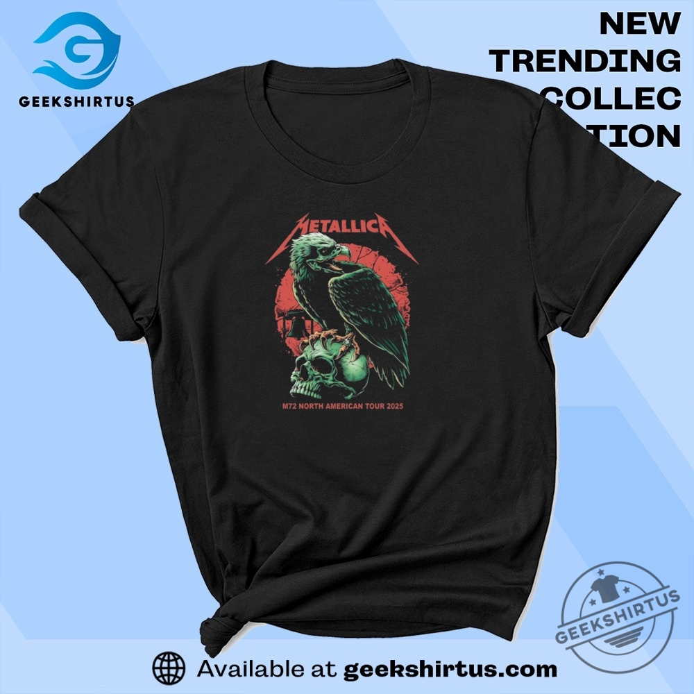 "Top 5 Trendy Graphic T-Shirts for Music and Sports Lovers" 14 Metallica M72 Philly Popup Shop Philadelphia On May 23 And 25 M72 North American Tour 2025 Shirt