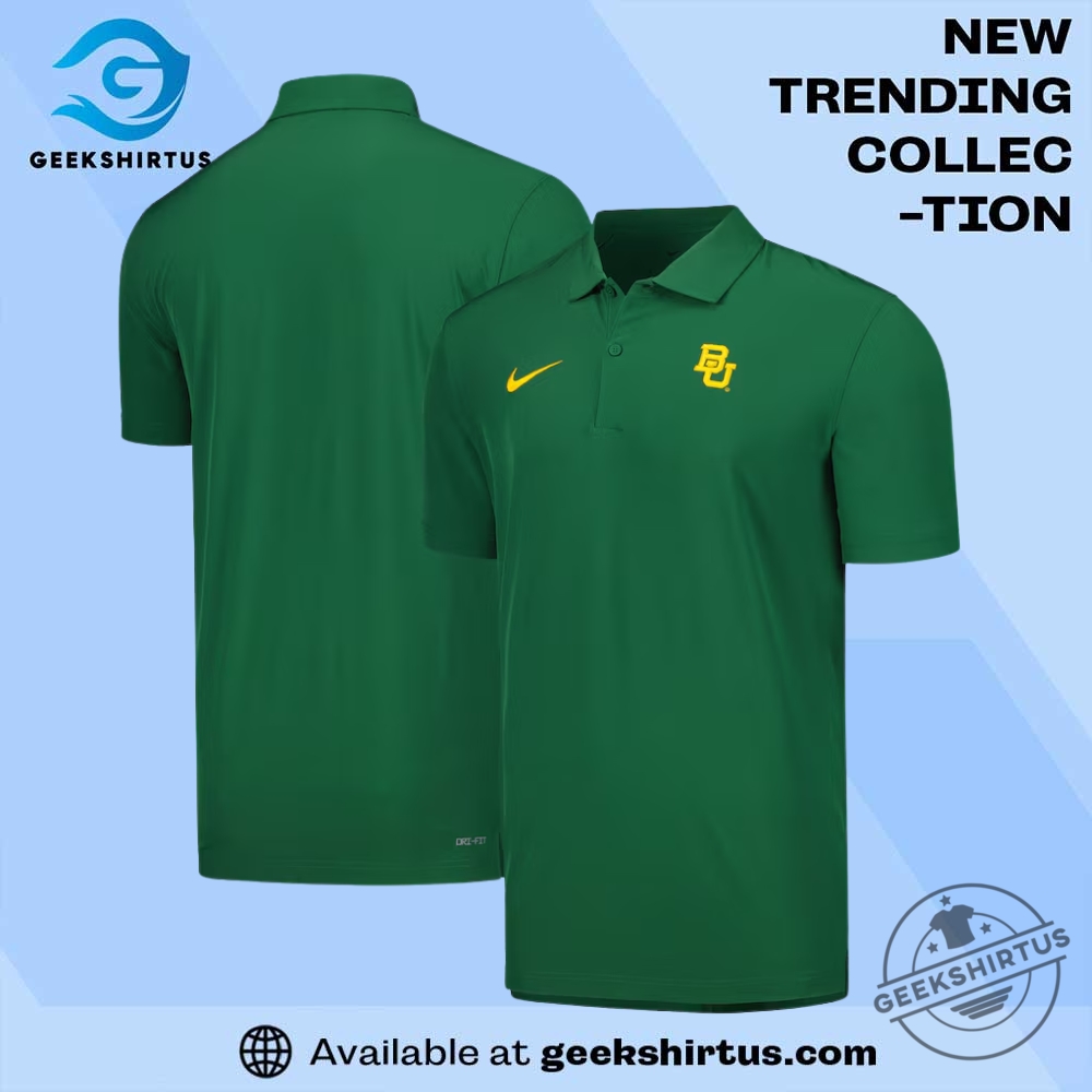 "Top 5 Must-Have Baylor Bears Green Shirts and Jerseys" 3 Baylor Bears Sideline Green Polo