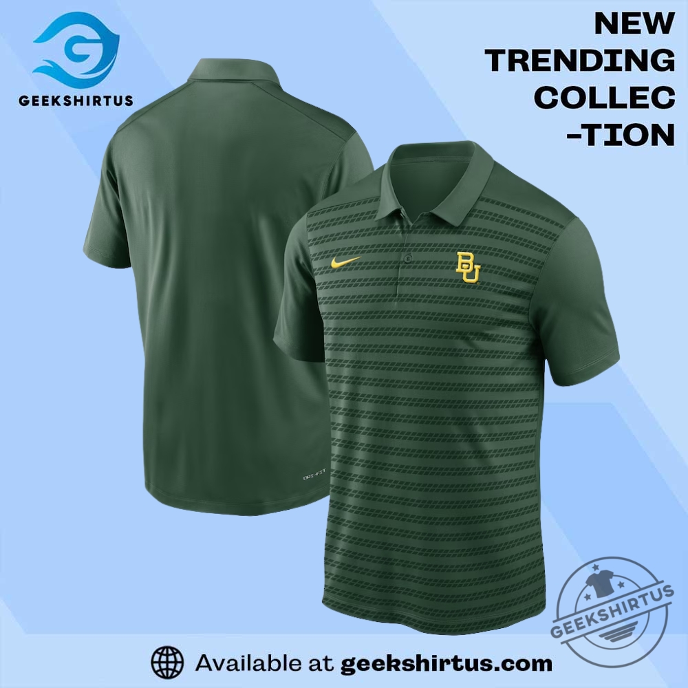"Top 5 Must-Have Baylor Bears Green Shirts and Jerseys" 4 Baylor Bears Sideline Victory Coaches Performance Green Polo