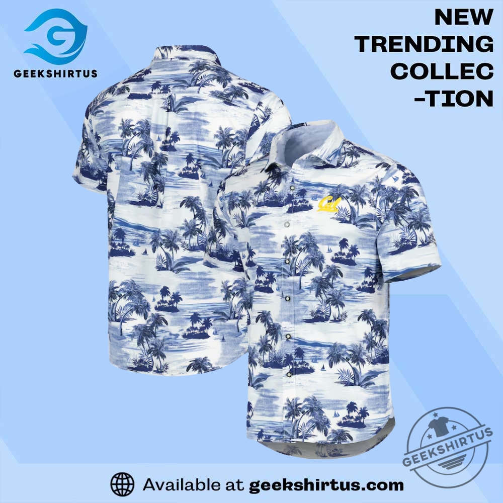 "Top 5 Must-Have Baylor Bears Green Shirts and Jerseys" 14 Cal Bears Tommy Bahama Tropical Horizons Button Up Navy Shirt