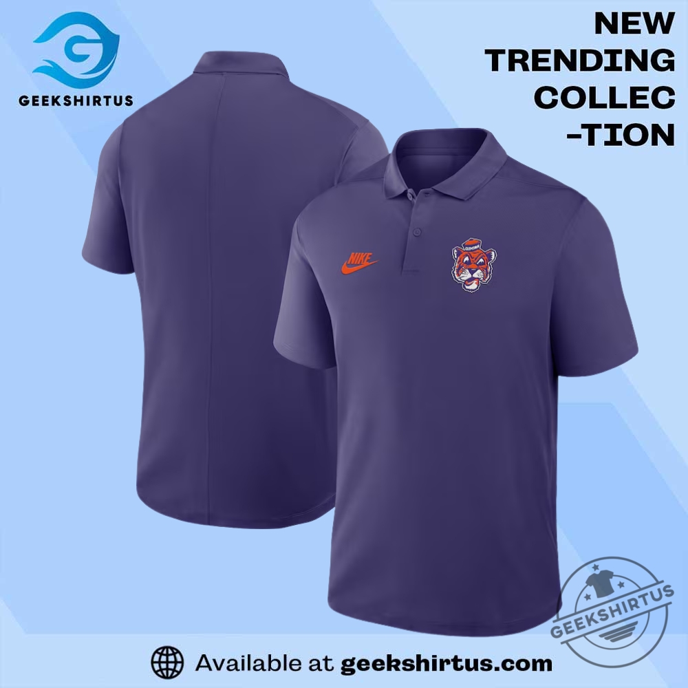 "Top 5 Must-Have Baylor Bears Green Shirts and Jerseys" 19 Clemson Tigers Nike Primetime Victory Legacy Vault Logo Performance Purple Polo