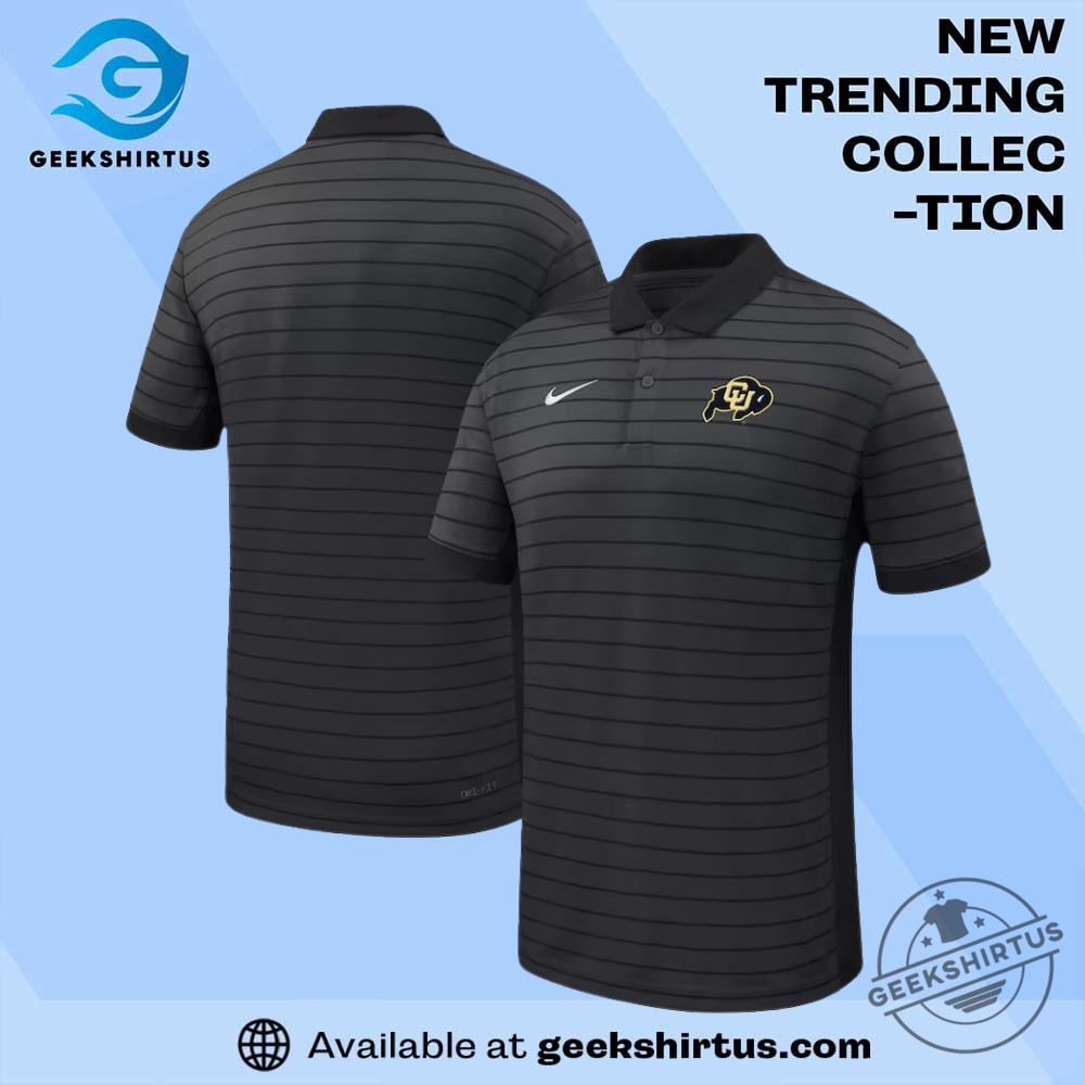 "Top 5 Must-Have Baylor Bears Green Shirts and Jerseys" 22 Colorado Buffaloes Coaches Sideline Victory Stripe Performance Black Polo
