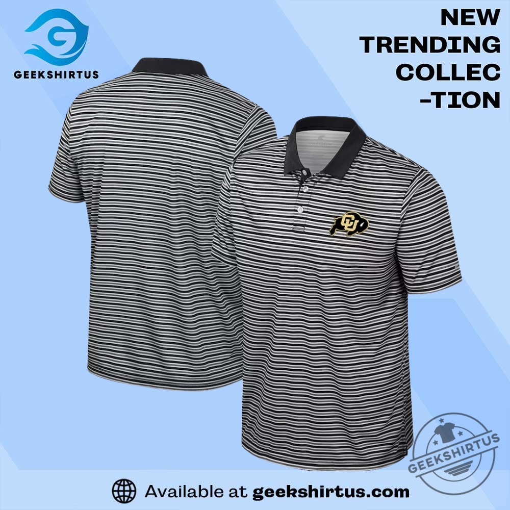 "Top 5 Must-Have Baylor Bears Green Shirts and Jerseys" 23 Colorado Buffaloes Colosseum Striped Polo
