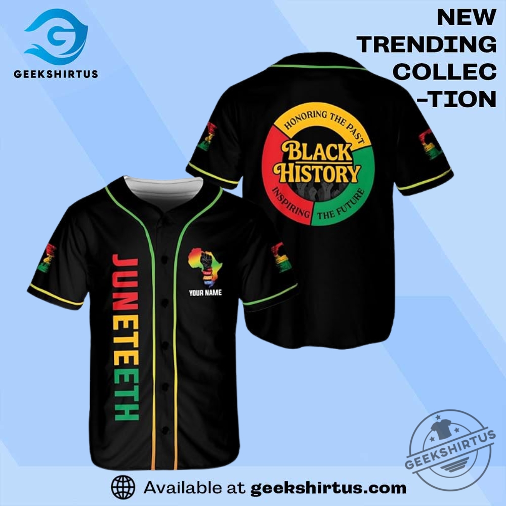 "Top Sports Apparel: McLaren, Juneteenth, and New York Mets Jerseys" 3 Aovl Custom Juneteenth Baseball Jersey Shirt Flag Independence Day Freeish Since 1865 Black History Month Pride Freeish Jersey