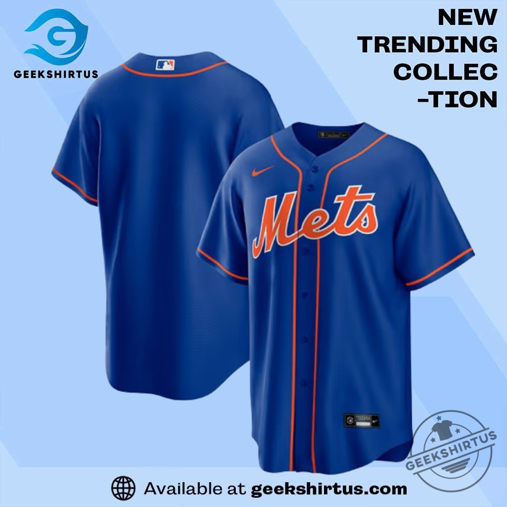 "Top Sports Apparel: McLaren, Juneteenth, and New York Mets Jerseys" 5 New York Mets Replica Alt Design Jersey Blue