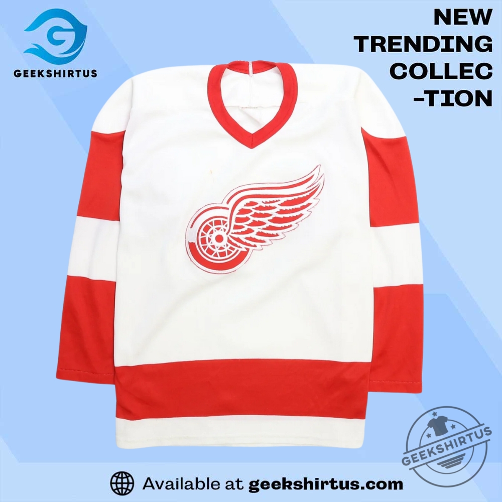 "Top Sports Apparel: McLaren, Juneteenth, and New York Mets Jerseys" 20 Vintage Detroit Red Wings Ccm Jersey